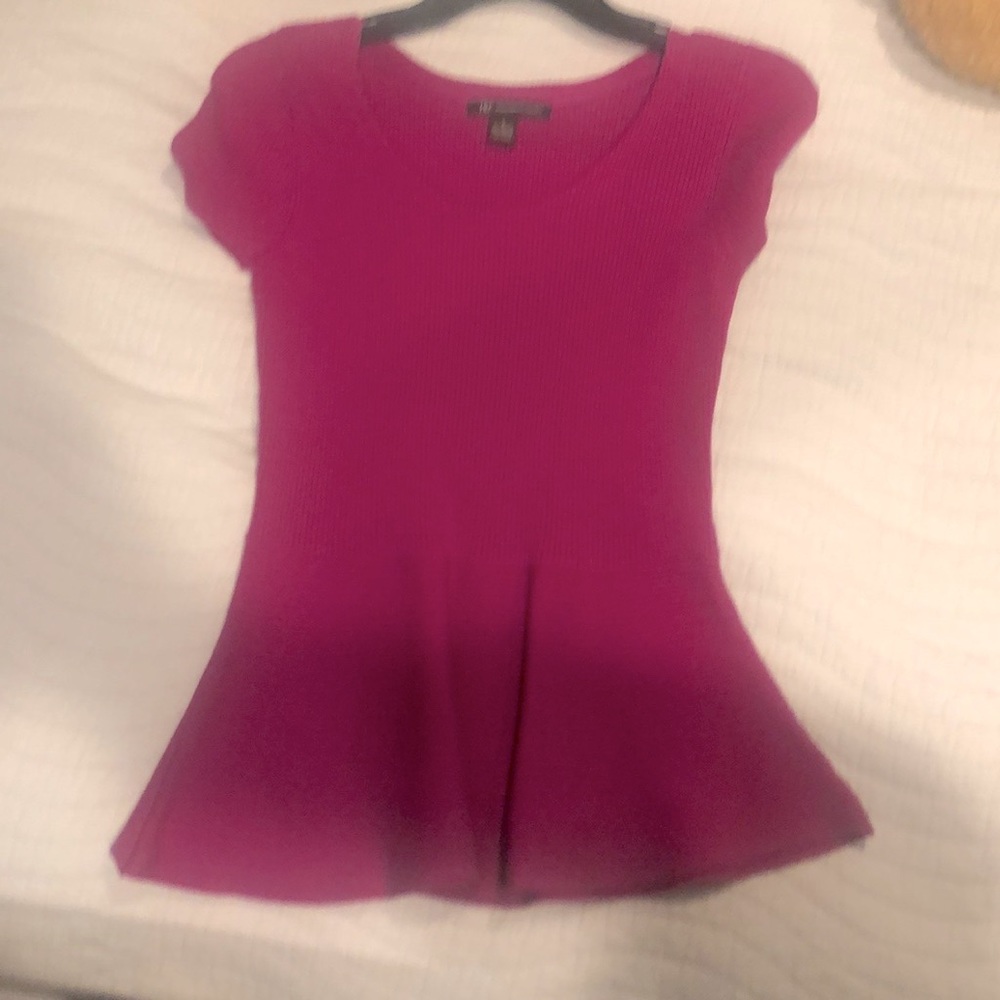 Magenta blouse